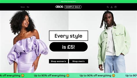 asos sample sale.